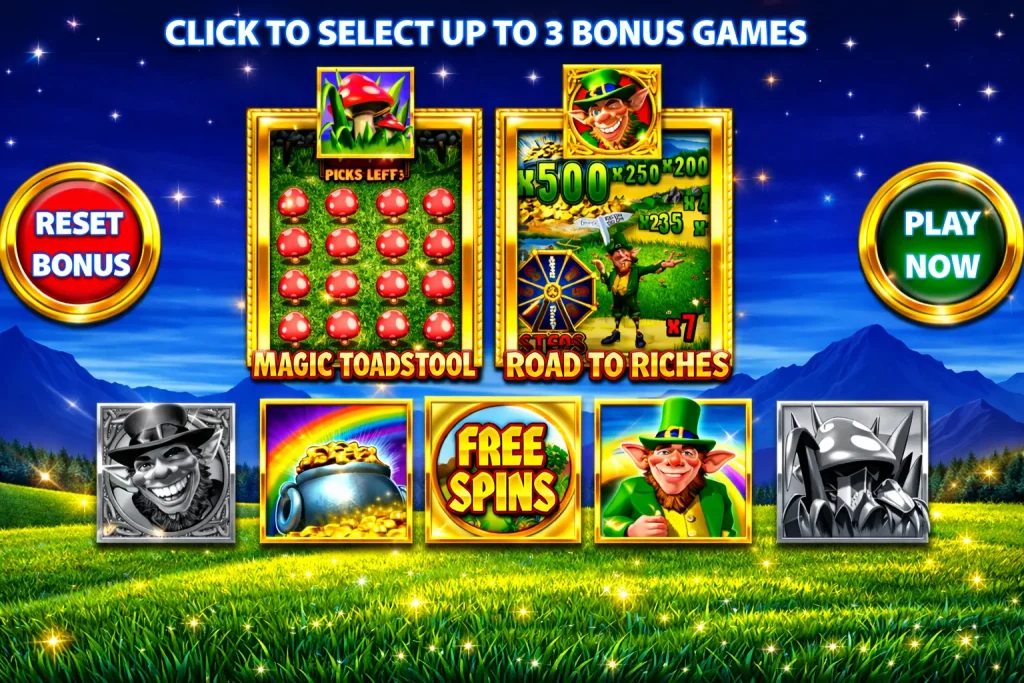 Rainbow Riches Pick ’n’ Mix Bonuses