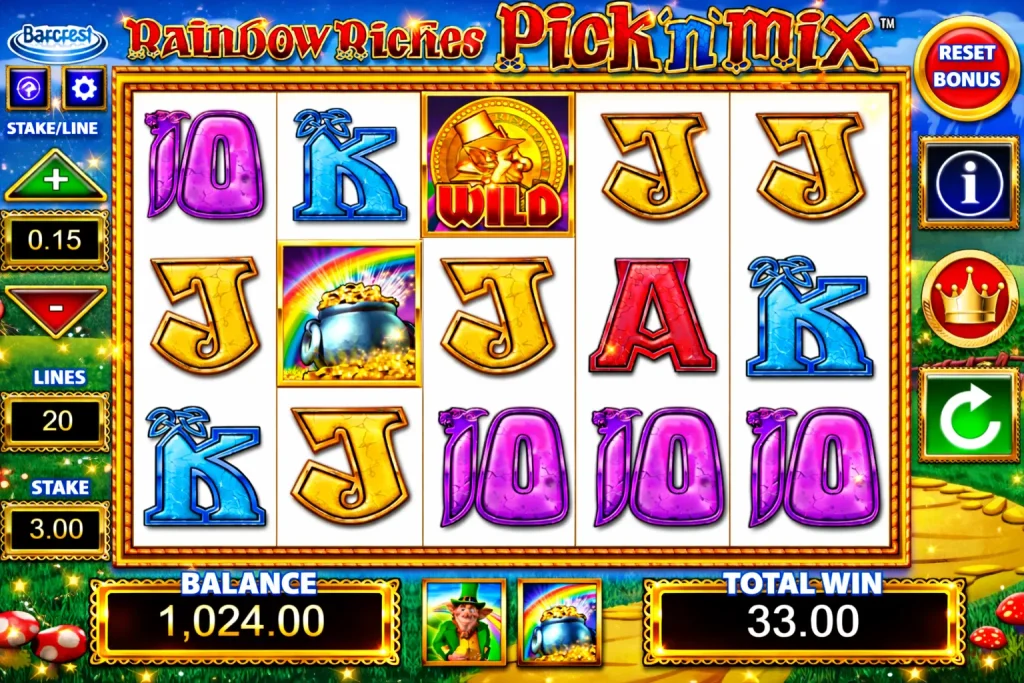 Rainbow Riches Pick ’n’ Mix Slot